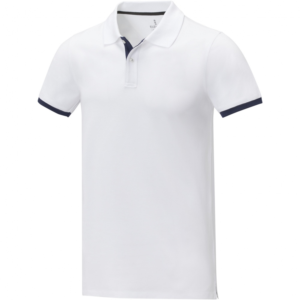 Logo trade promotional gift photo of: Morgan short sleeve men's duotone polo