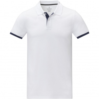 Logo trade corporate gifts image of: Morgan short sleeve men's duotone polo