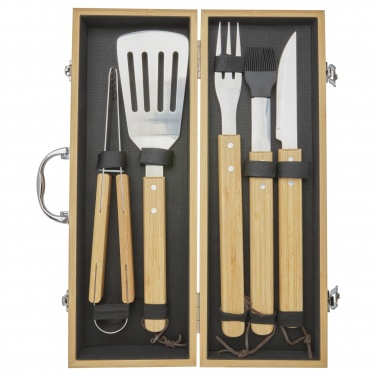 Logo trade business gift photo of: Churras 5-piece BBQ set