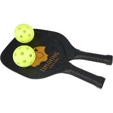 Logo trade promotional item photo of: Enrique paddle set in mesh pouch