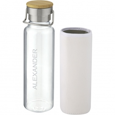 Logo trade corporate gifts image of: Thor 660 ml glass bottle with neoprene sleeve