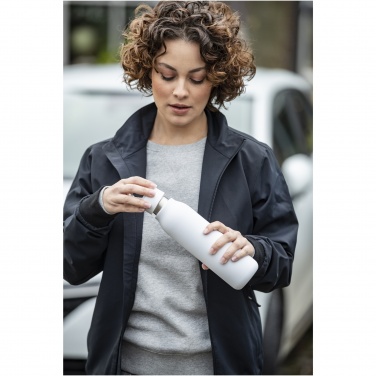 Logo trade promotional product photo of: Marka 600 ml copper vacuum insulated bottle with metal loop