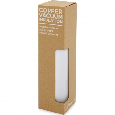 Logo trade promotional item photo of: Marka 600 ml copper vacuum insulated bottle with metal loop