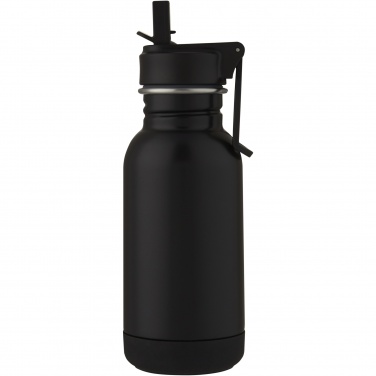 Logotrade promotional giveaway picture of: Lina 400 ml stainless steel sport bottle with straw and loop