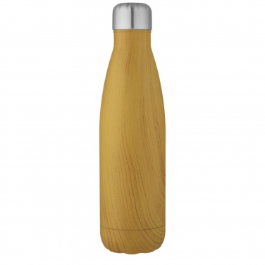 Logotrade business gift image of: Cove 500 ml vacuum insulated stainless steel bottle with wood print