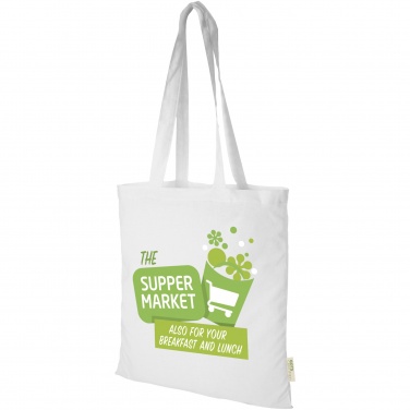Logotrade promotional merchandise picture of: Orissa 140 g/m² organic cotton tote bag 7L