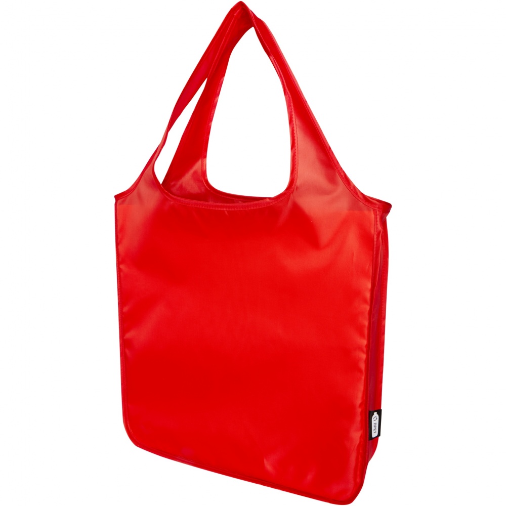 Logo trade promotional gifts picture of: Ash RPET large foldable tote bag 14L