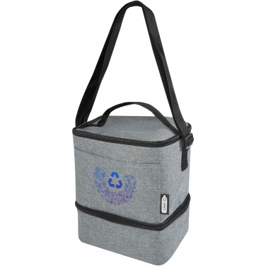 Logotrade promotional gift picture of: Tundra 9-can GRS RPET lunch cooler bag 9L