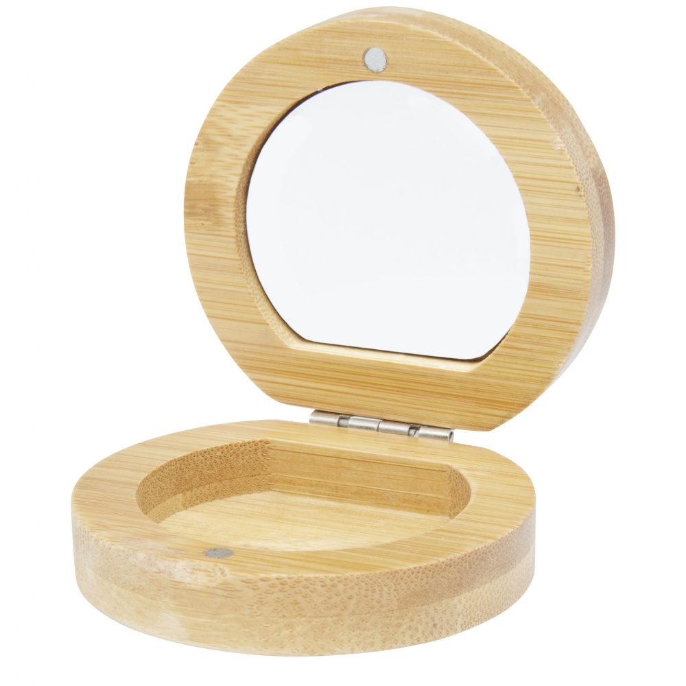 Logotrade promotional gifts photo of: Afrodit bamboo pocket mirror