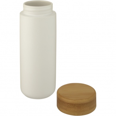 Logotrade promotional items photo of: Lumi 300 ml ceramic tumbler with bamboo lid