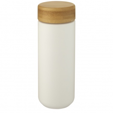 Logo trade promotional merchandise picture of: Lumi 300 ml ceramic tumbler with bamboo lid