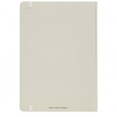 Logotrade advertising products photo of: Karst® A5 stone paper hardcover notebook - lined