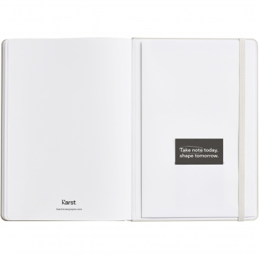 Logotrade promotional merchandise photo of: Karst® A5 stone paper hardcover notebook - lined