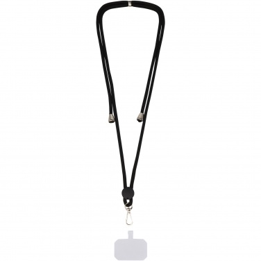 Logo trade promotional merchandise photo of: Kubi phone lanyard