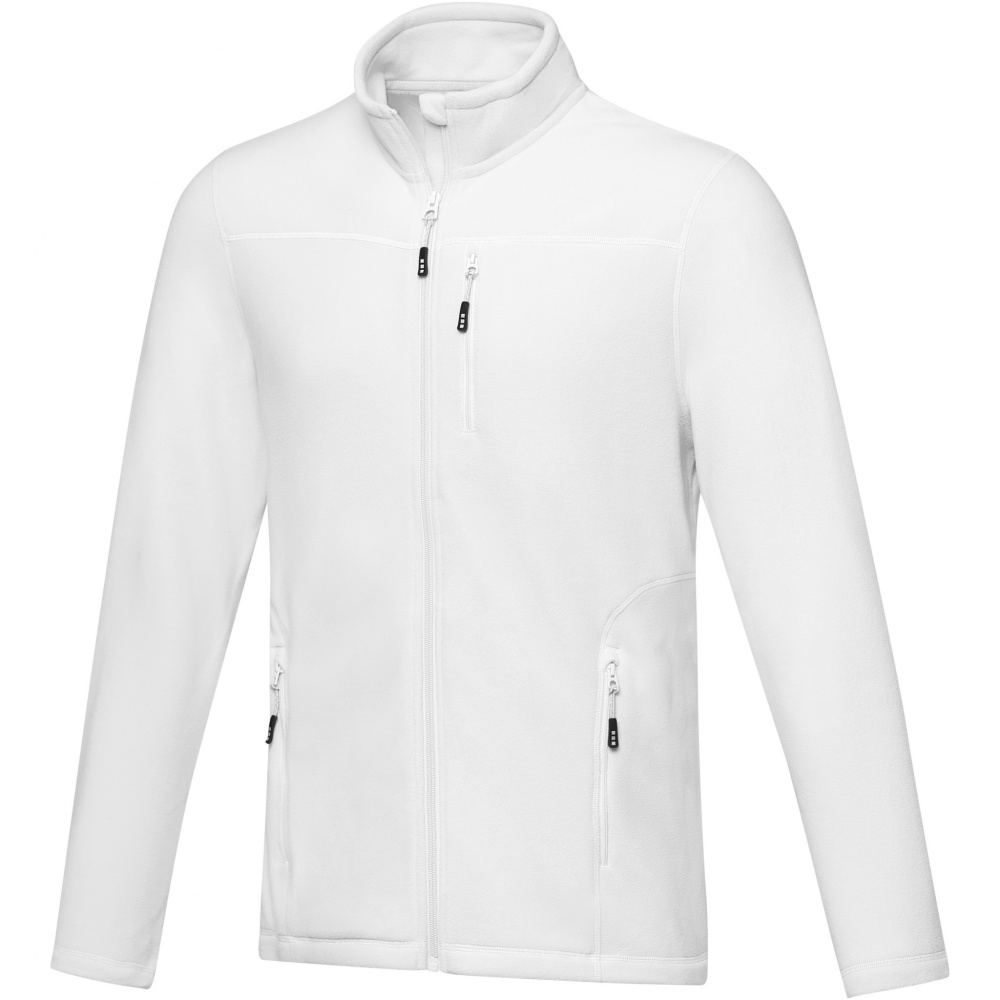 Logotrade promotional giveaway image of: Amber men's GRS recycled full zip fleece jacket