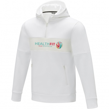 Logo trade promotional giveaway photo of: Sayan men's half zip anorak hooded sweater