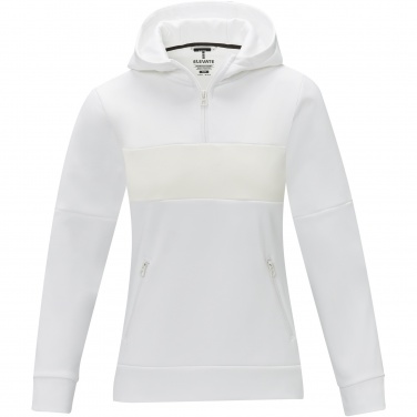 Logo trade corporate gift photo of: Sayan women's half zip anorak hooded sweater