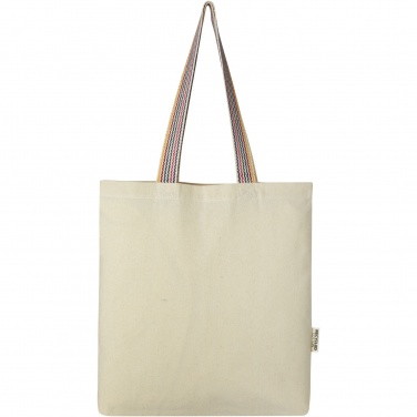 Logotrade promotional merchandise picture of: Rainbow 180 g/m² recycled cotton tote bag 5L