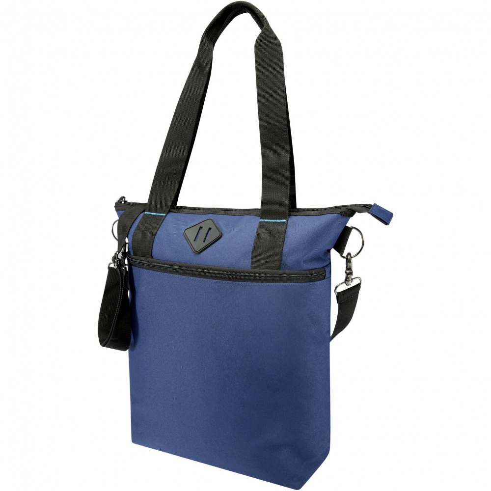 Logo trade promotional merchandise picture of: REPREVE® Our Ocean™ 15" GRS RPET laptop tote bag 12L