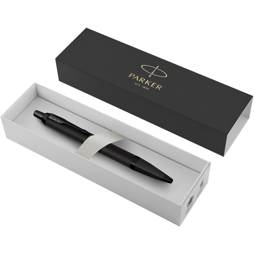 Logo trade promotional items image of: Parker IM achromatic ballpoint pen