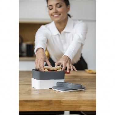 Logo trade promotional products picture of: MIYO double layer lunch box