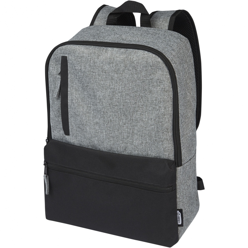 Logotrade promotional merchandise image of: Reclaim 15" GRS recycled two-tone laptop backpack 14L