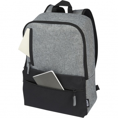 Logo trade promotional products picture of: Reclaim 15" GRS recycled two-tone laptop backpack 14L