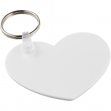 Logotrade advertising product picture of: Tait heart-shaped recycled keychain