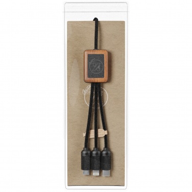 Logotrade promotional gift picture of: SCX.design C29 3-in-1 bamboo cable