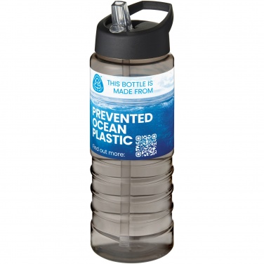 Logo trade promotional gift photo of: H2O Active® Eco Treble 750 ml spout lid sport bottle 