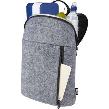 Logo trade promotional products image of: Felta GRS recycled felt cooler backpack 7L