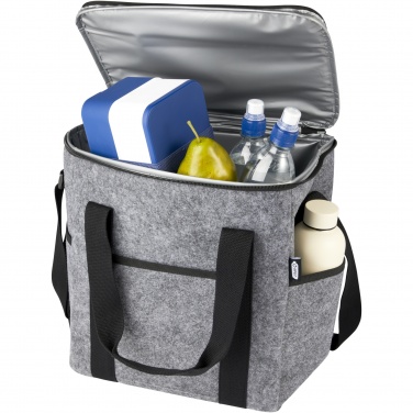 Logo trade promotional giveaway photo of: Felta GRS recycled felt bottle cooler bag 21L