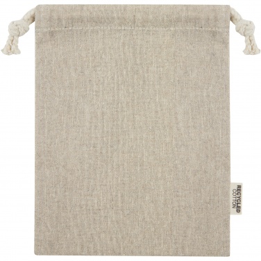 Logotrade corporate gift picture of: Pheebs 150 g/m² GRS recycled cotton gift bag small 0.5L
