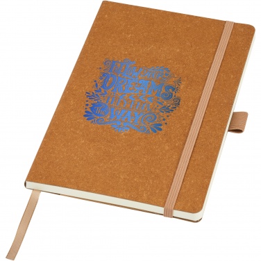 Logotrade advertising product picture of: Kilau recycled leather notebook 