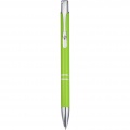 Moneta recycled aluminium ballpoint pen, Lime