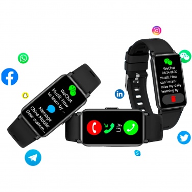 Logo trade promotional giveaways picture of: Prixton AT806 multisport smartband with GPS