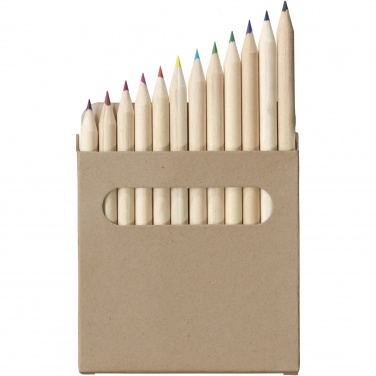 Logo trade advertising products picture of: Artemaa 12-piece pencil colouring set