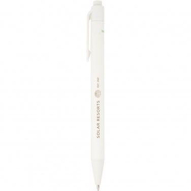 Logotrade promotional gift picture of: Chartik monochromatic recycled paper ballpoint pen with matte finish
