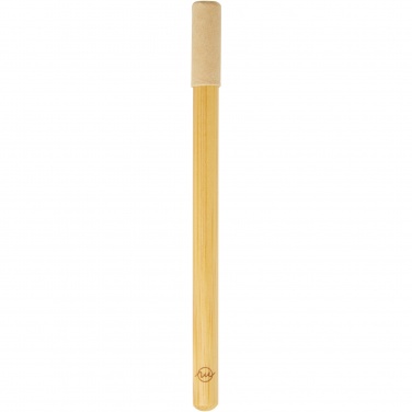 Logo trade promotional gifts image of: Perie bamboo inkless pen