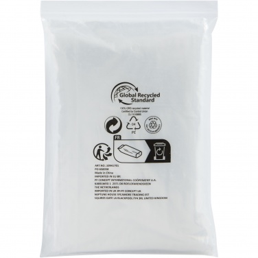 Logotrade promotional gift image of: Mayan recycled plastic disposable rain poncho with storage pouch