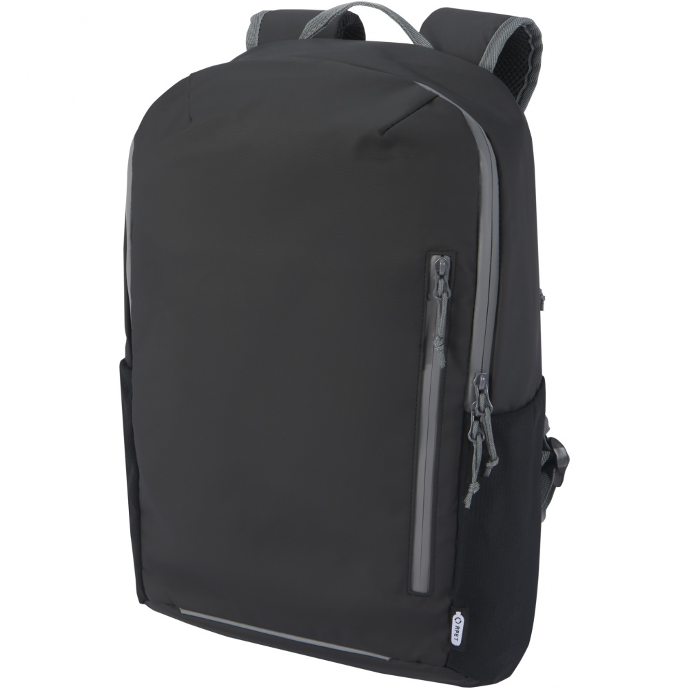 Logotrade promotional item image of: Aqua 15" GRS recycled water resistant laptop backpack 21L