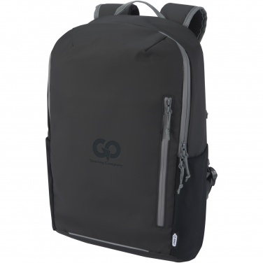 Logo trade corporate gift photo of: Aqua 15" GRS recycled water resistant laptop backpack 21L