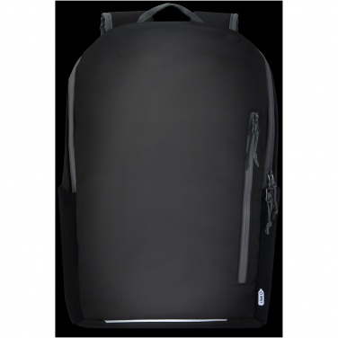 Logo trade promotional products image of: Aqua 15" GRS recycled water resistant laptop backpack 21L