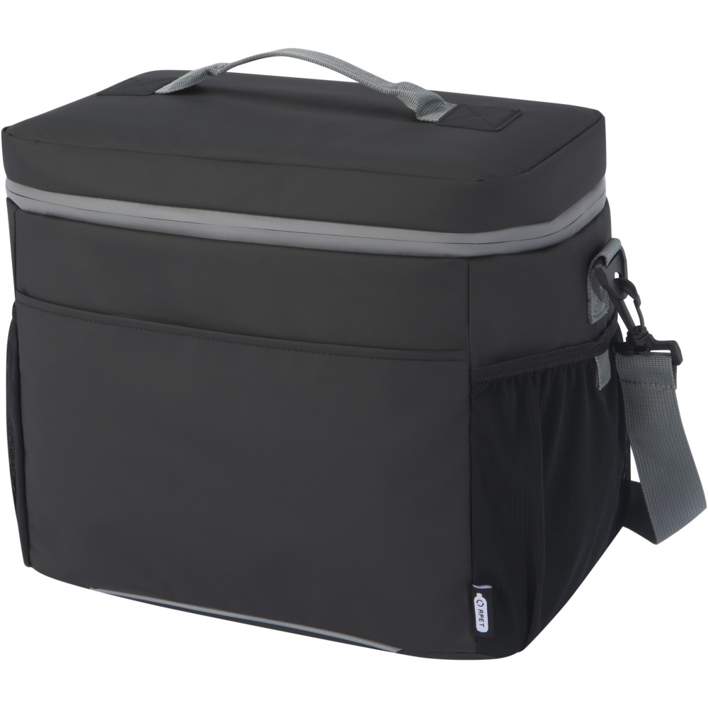 Logo trade promotional merchandise picture of: Aqua 20-can GRS recycled water resistant cooler bag 22L