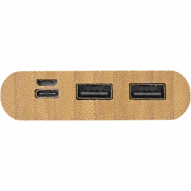 Logotrade promotional merchandise photo of: Tulda 10.000 mAh bamboo power bank