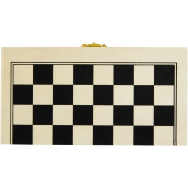 Logo trade promotional merchandise image of: King wooden chess set