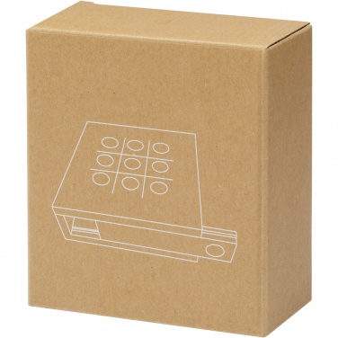 Logo trade promotional merchandise photo of: Strobus wooden tic-tac-toe game