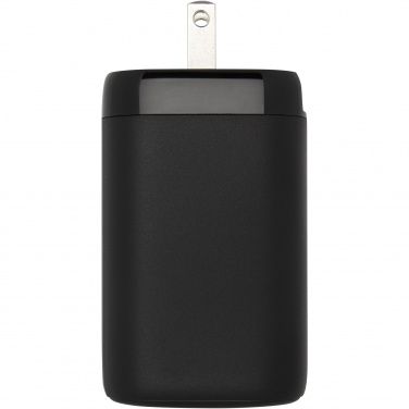 Logo trade promotional gifts image of: ADAPT 25W recycled plastic PD travel charger