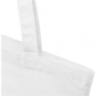 Logo trade promotional products picture of: Madras 140 g/m2 GRS recycled cotton tote bag 7L