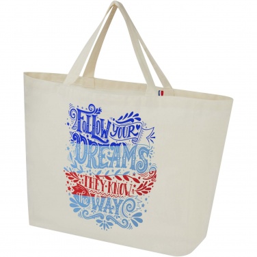 Logo trade corporate gift photo of: Cannes 200 g/m2 recycled shopper tote bag 10L
